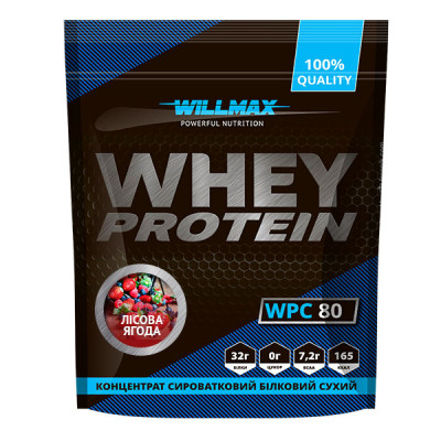 WHEY PROTEIN 80% Лісова Ягода 920г