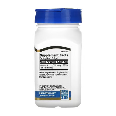 A 3000 mcg (10,000 IU) - 110 softgels