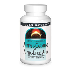 Acetyl L-Carnitine & Alpha-Lipoic Acid 650 mg - 30 tabs Acetyl L-Carnitine & Alpha-Lipoic Acid 650 mg - 30 tabs