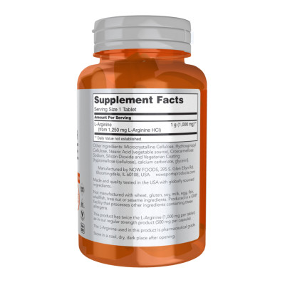 Arginine 1000mg - 60 tabs Arginine 1000mg - 60 tabs