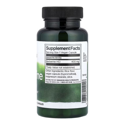 Berberine 400mg - 60 cap (Пошкоджена банка) Berberine 400mg - 60 cap (Пошкоджена банка)