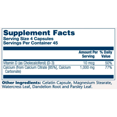 Calcium w/ D3 Citrate 1000mg - 90 caps (Пошкоджена банка)