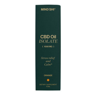 CBD Oil Isolate 1000 mg Orange - 10 ml CBD Oil Isolate 1000 mg Orange - 10 ml