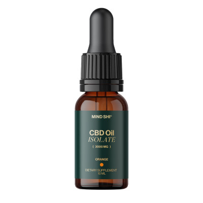 CBD Oil Isolate 3000 mg Orange - 10 ml CBD Oil Isolate 3000 mg Orange - 10 ml