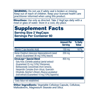 CircuLegs Circulation Support 200mg - 120 vcaps CircuLegs Circulation Support 200mg - 120 vcaps