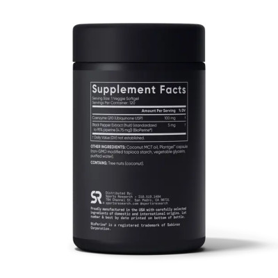CoQ10 100mg - 120 veg softgels CoQ10 100mg - 120 veg softgels