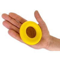 Еспандер кистьовий кільце EasyFit Ring 23 кг жовтий Еспандер кистьовий кільце EasyFit Ring 23 кг жовтий