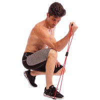 Еспандер EasyFit вісімка трубчастий рожевий Еспандер EasyFit вісімка трубчастий рожевий