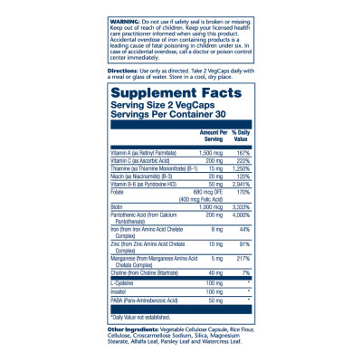 Hair Nutrients - 60 vcaps Hair Nutrients - 60 vcaps