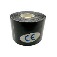 Кінезіологічний тейп EasyFit Kinesio чорний Кінезіологічний тейп EasyFit Kinesio чорний