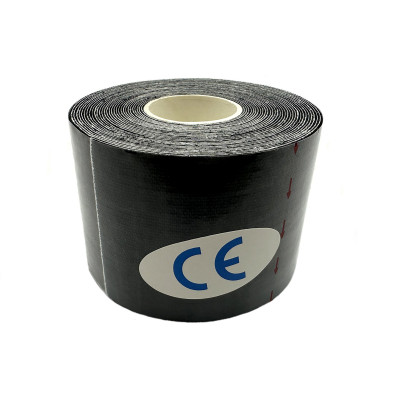 Кінезіологічний тейп EasyFit Kinesio чорний Кінезіологічний тейп EasyFit Kinesio чорний
