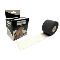 Кінезіологічний тейп EasyFit Kinesio чорний Кінезіологічний тейп EasyFit Kinesio чорний