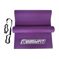 Килимок для йоги та фітнесу EasyFit ПВХ (PVC) Фіолетовий Килимок для йоги та фітнесу EasyFit ПВХ (PVC) Фіолетовий