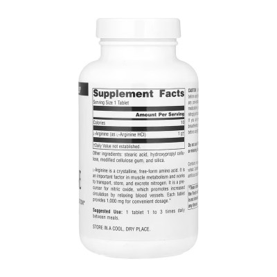 L-Arginine 1000 mg - 100 tabs