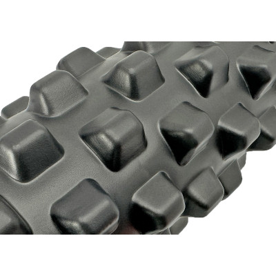 Масажний ролик EasyFit Grid Roller PRO 33 см Чорний Масажний ролик EasyFit Grid Roller PRO 33 см Чорний
