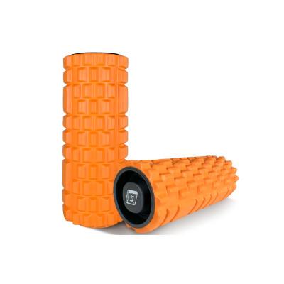 Масажний ролик EasyFit Grid Roller 33 см v.1.1 міцний масажер (помаранчевий) Масажний ролик EasyFit Grid Roller 33 см v.1.1 міцний масажер (помаранчевий)
