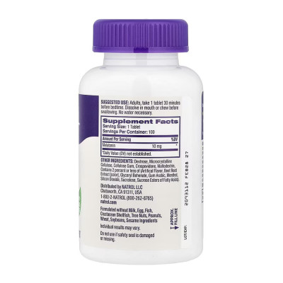 Melatonin 10mg - 100 tabs Melatonin 10mg - 100 tabs