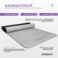 Набір для йоги та фітнесу EasyFit Polarity Set PRO (Stone): килимок, два блоки та ремінь Набір для йоги та фітнесу EasyFit Polarity Set PRO (Stone): килимок, два блоки та ремінь