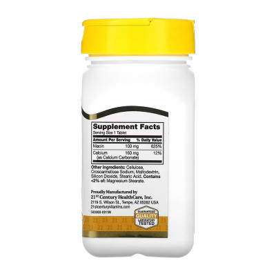 Niacin 100 mg - 110 tabs Niacin 100 mg - 110 tabs