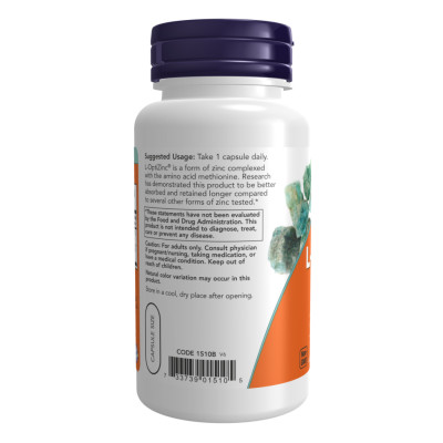 L-Optizinc(R) 30mg+Copper - 100 vcaps L-Optizinc(R) 30mg+Copper - 100 vcaps