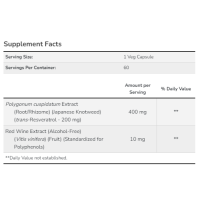 Resveratrol 200 mg - 60 vcaps Resveratrol 200 mg - 60 vcaps