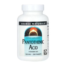 Pantothenic Acid 100 mg - 250 tabs Pantothenic Acid 100 mg - 250 tabs