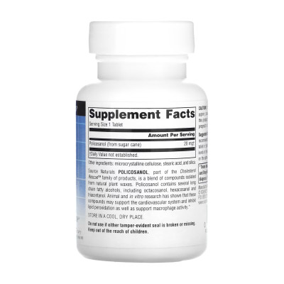Policosanol 20mg - 60 tabs Policosanol 20mg - 60 tabs