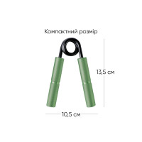 Кистьовий еспандер EasyFit Hand Grip PRO 91 кг зелений (200 lb) Кистьовий еспандер EasyFit Hand Grip PRO 91 кг зелений (200 lb)