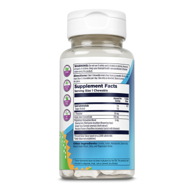Relax-a-Saurus - 30 chewable Grape Relax-a-Saurus - 30 chewable Grape