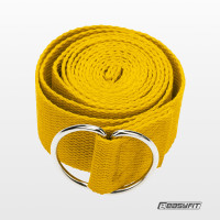 Ремінь для йоги EasyFit жовтий Ремінь для йоги EasyFit жовтий