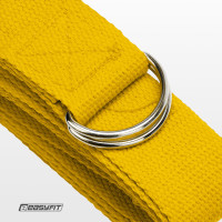 Ремінь для йоги EasyFit жовтий Ремінь для йоги EasyFit жовтий