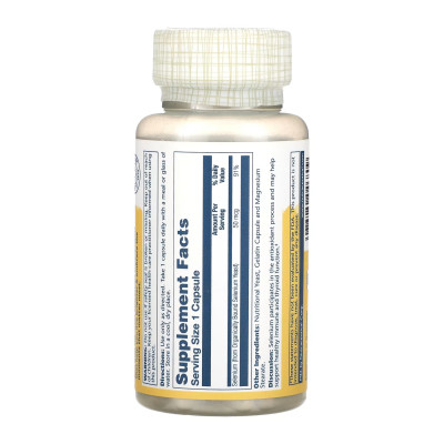Selenium 50mcg - 100 caps Selenium 50mcg - 100 caps
