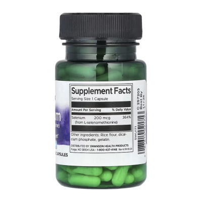 Selenium 200mcg - 120caps Selenium 200mcg - 120caps
