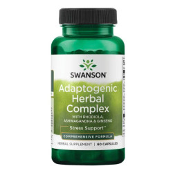 Adaptogenic Herbal Complex (Rhodiola Ashwagandha Ginseng) - 60caps Adaptogenic Herbal Complex (Rhodiola Ashwagandha Ginseng) - 60caps