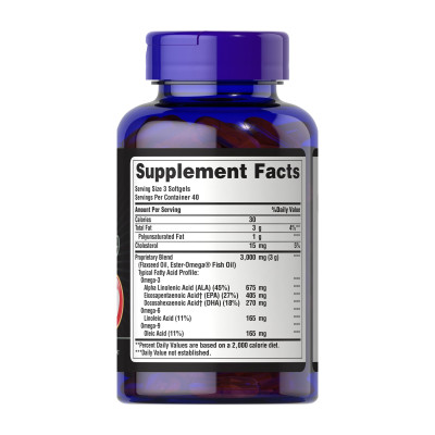 Triple Omega 3-6-9 Fish & Flax Oils - 120 softgels Triple Omega 3-6-9 Fish & Flax Oils - 120 softgels