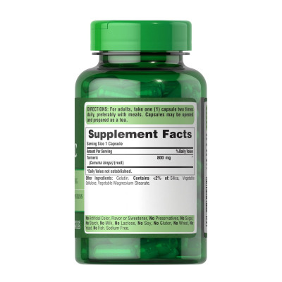 Turmeric 800 mg - 100 caps Turmeric 800 mg - 100 caps