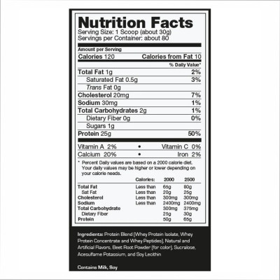 Prostar Whey 5.28lb - 2390g Chocolate Prostar Whey 5.28lb - 2390g Chocolate
