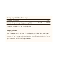Vitamin B6 100mg - 100 vcaps Vitamin B6 100mg - 100 vcaps