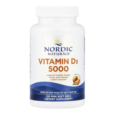 Vitamin D3 5000 - 120 mini softgels Vitamin D3 5000 - 120 mini softgels