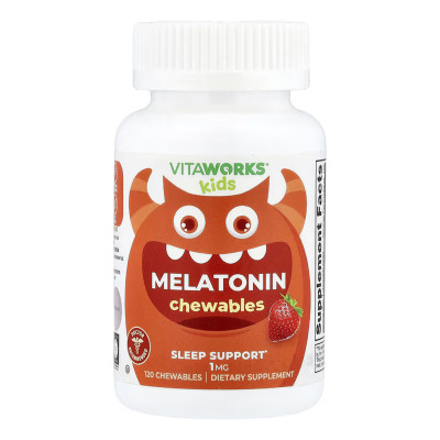 VitaWorks Kids Melatonin 1 mg - 120 chewables (До 01.27) VitaWorks Kids Melatonin 1 mg - 120 chewables (До 01.27)