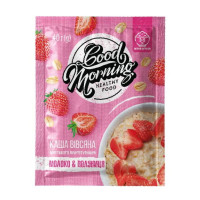 Good Morning Oatmeal - 30х40g Milk Strawberry Good Morning Oatmeal - 30х40g Milk Strawberry