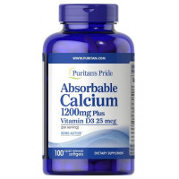 Absorbable Calcium 1200 mg Plus vitamin D3 2,5 mg - 100 Softgels Absorbable Calcium 1200 mg Plus vitamin D3 2,5 mg - 100 Softgels