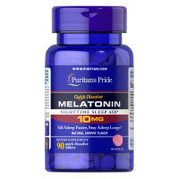 Quick Dissolve Melatonin 10mg Strawberry - 90 tabs Quick Dissolve Melatonin 10mg Strawberry - 90 tabs