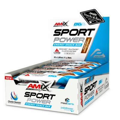 Sport Power Energi Snack Bar - 20x45g Hazelnut Cocoa-Cream Sport Power Energi Snack Bar - 20x45g Hazelnut Cocoa-Cream