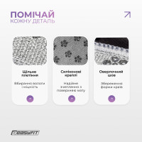 Рушник для йоги з мікрофібри EasyFit Yoga Mat Towel (Сірий) Рушник для йоги з мікрофібри EasyFit Yoga Mat Towel (Сірий)