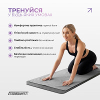 Рушник для йоги з мікрофібри EasyFit Yoga Mat Towel (Сірий) Рушник для йоги з мікрофібри EasyFit Yoga Mat Towel (Сірий)