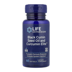 Black Cumin Seed Oil and Curcumin Elite™ - 60 softgels (До 12.26) Black Cumin Seed Oil and Curcumin Elite™ - 60 softgels (До 12.26)