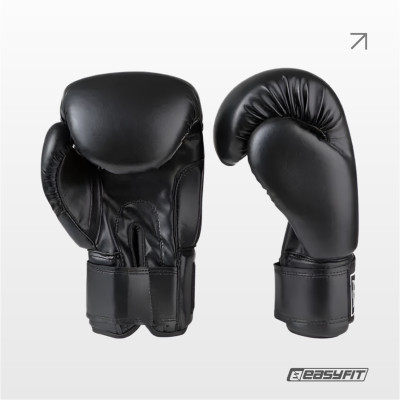 Рукавички для боксу Everlast 10 унцій (10 oz) – чорні Рукавички для боксу Everlast 10 унцій (10 oz) – чорні