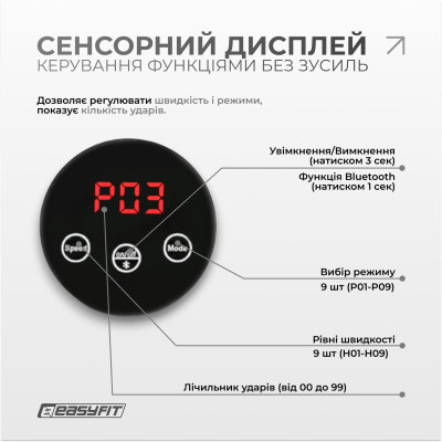 Боксерський тренажер EasyFit настінний музичний з підсвіткою Боксерський тренажер EasyFit настінний музичний з підсвіткою