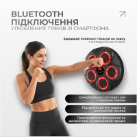 Боксерський тренажер EasyFit настінний музичний з підсвіткою Боксерський тренажер EasyFit настінний музичний з підсвіткою